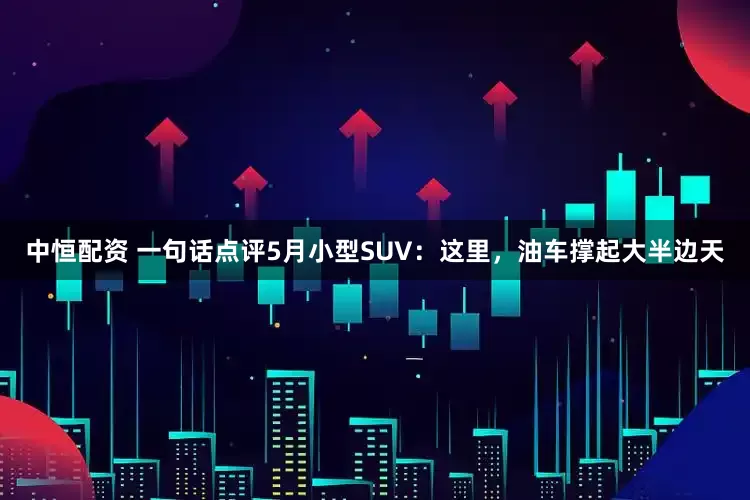 中恒配资 一句话点评5月小型SUV：这里，油车撑起大半边天