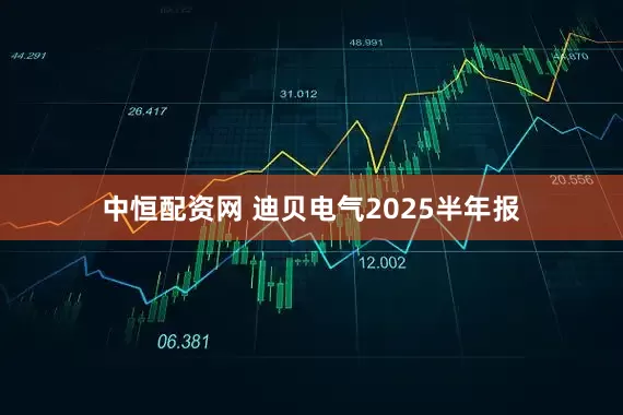 中恒配资网 迪贝电气2025半年报
